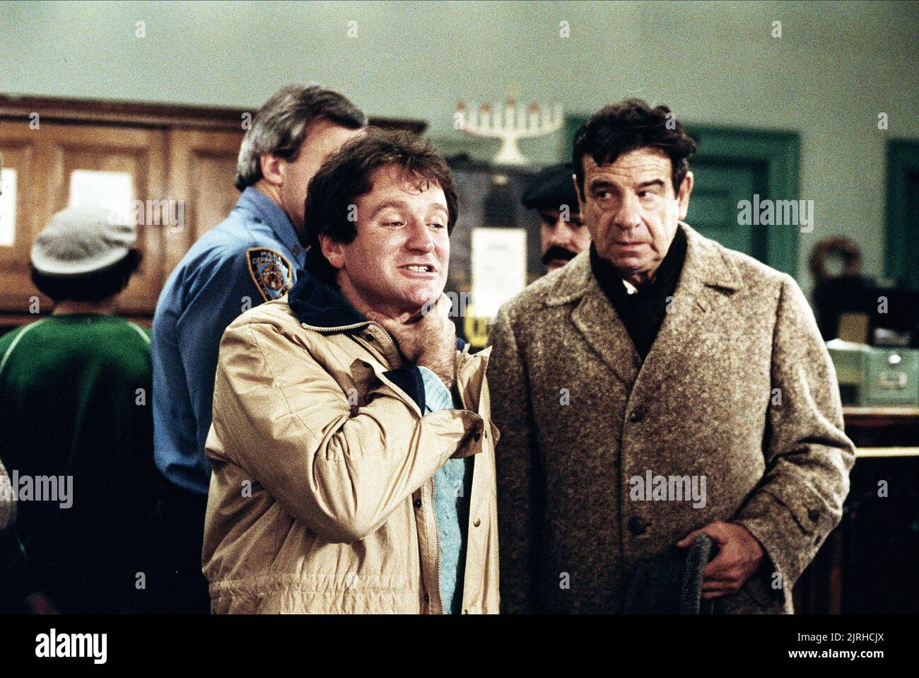 ROBIN WILLIAMS, Walter Matthau, i sopravvissuti, 1983 Foto Stock