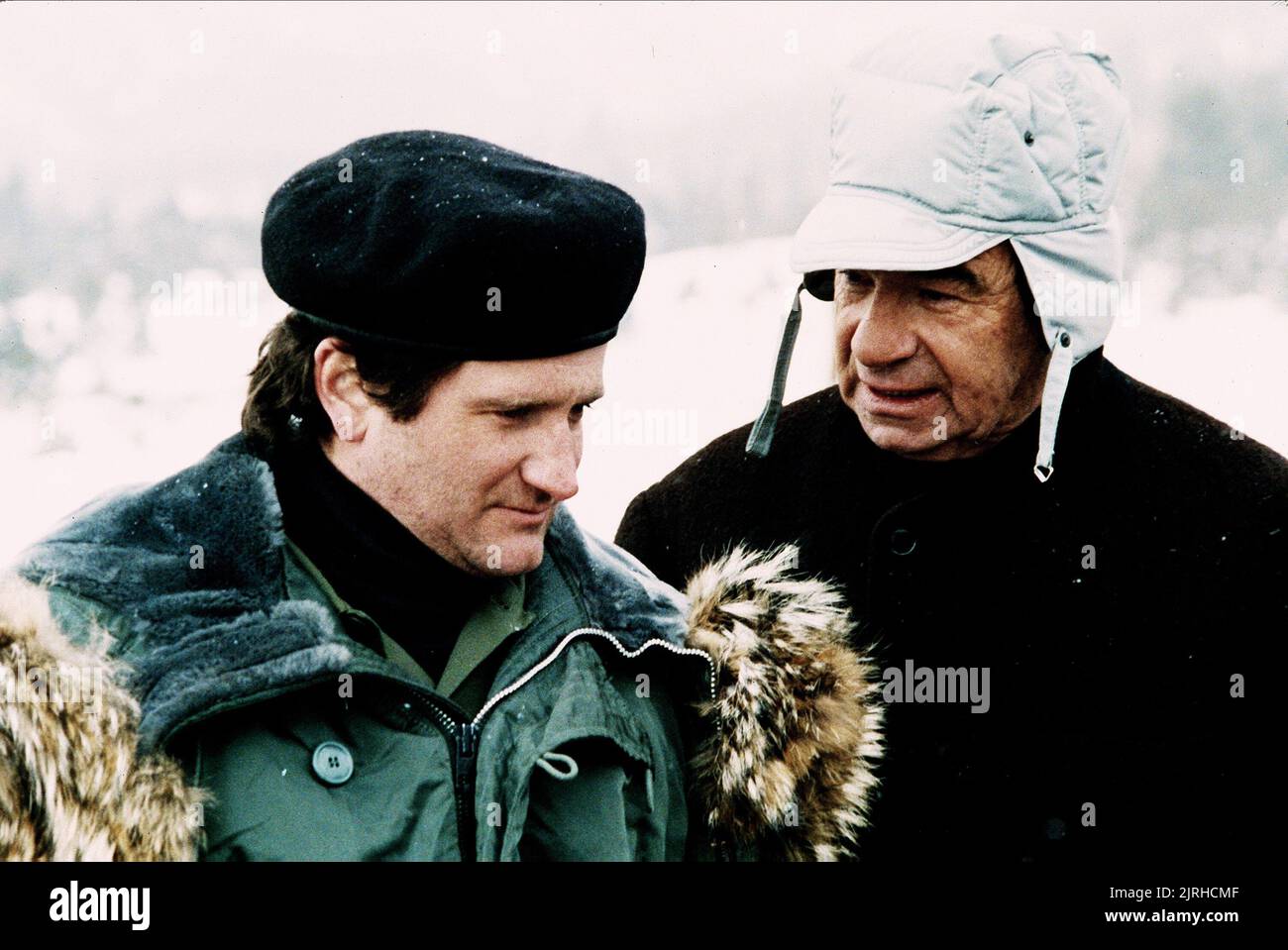 ROBIN WILLIAMS, Walter Matthau, i sopravvissuti, 1983 Foto Stock