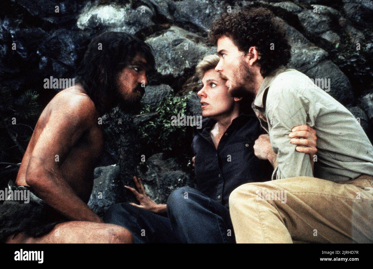 JOHN LONE, LINDSAY CROUSE, Timothy Hutton, Iceman, 1984 Foto Stock