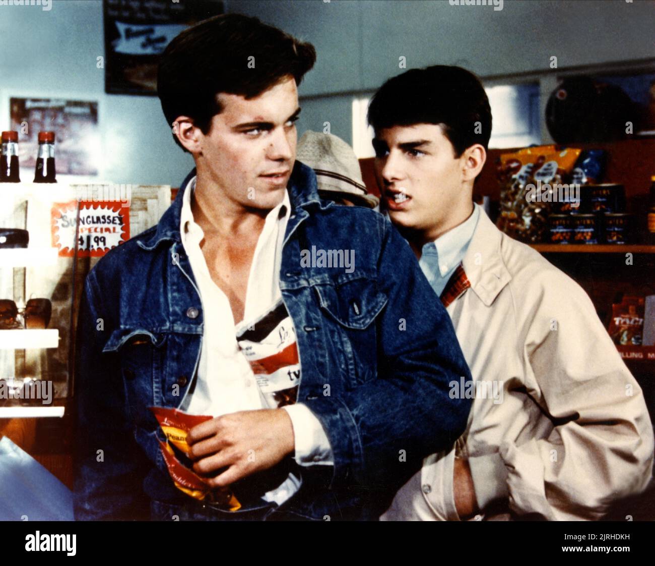 JOHN STOCKWELL, Tom Cruise, LOSIN', 1983 Foto Stock