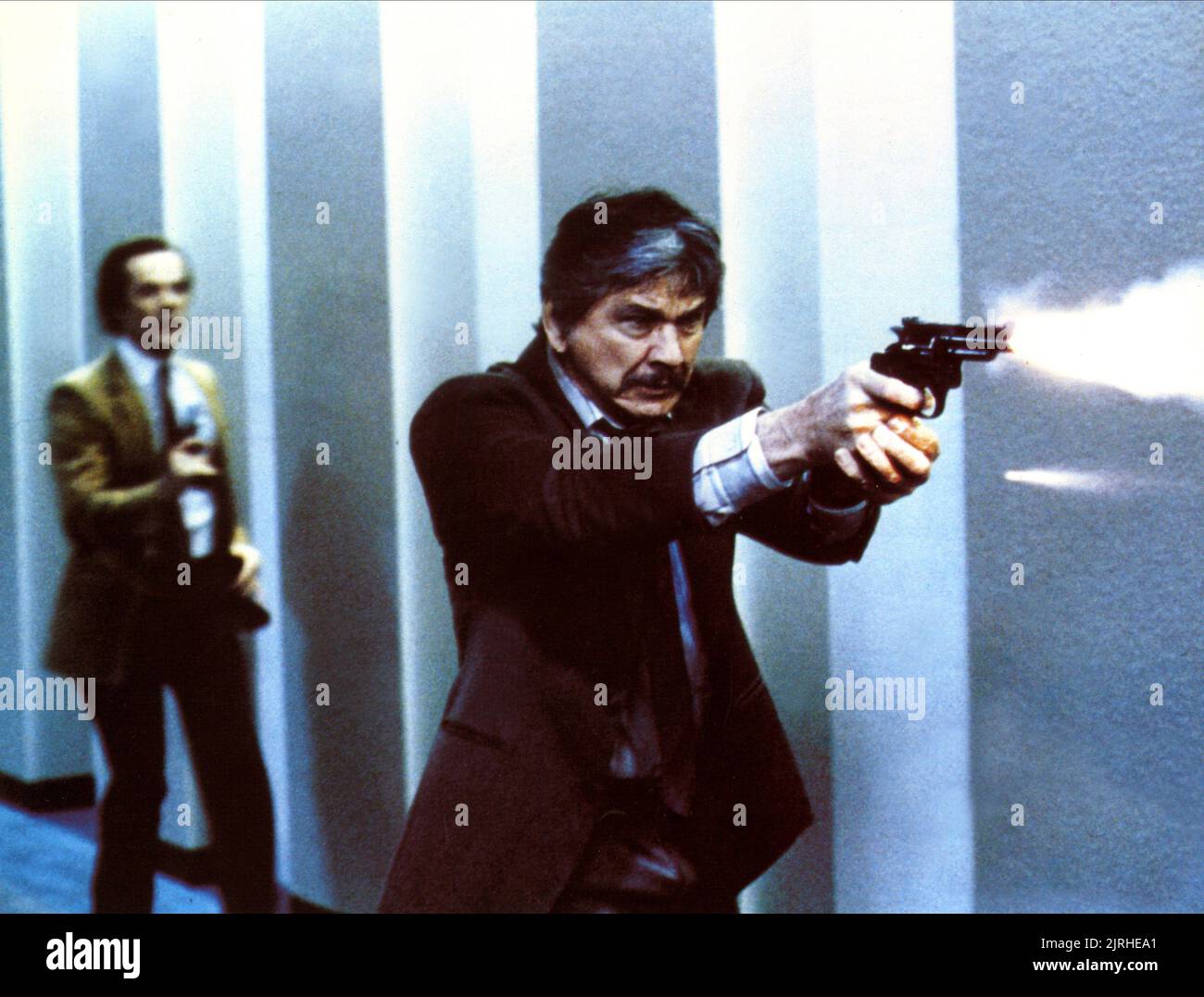 CHARLES BRONSON, LEGGE DI MURPHY, 1986 Foto Stock