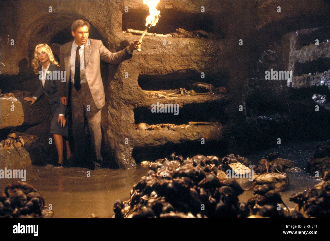 ALISON DOODY, Harrison Ford, INDIANA JONES E L'ULTIMA CROCIATA, 1989 Foto Stock