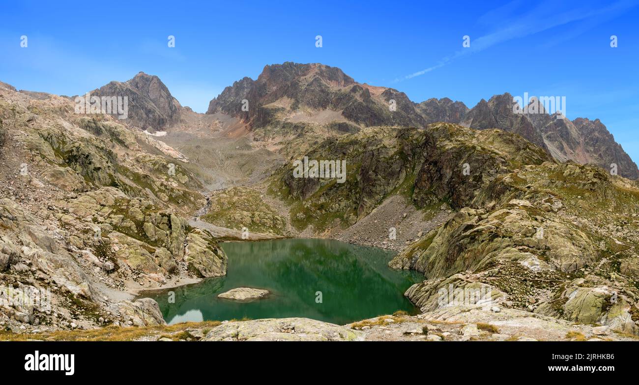 Lago bianco, Chamonix in estate. Foto Stock