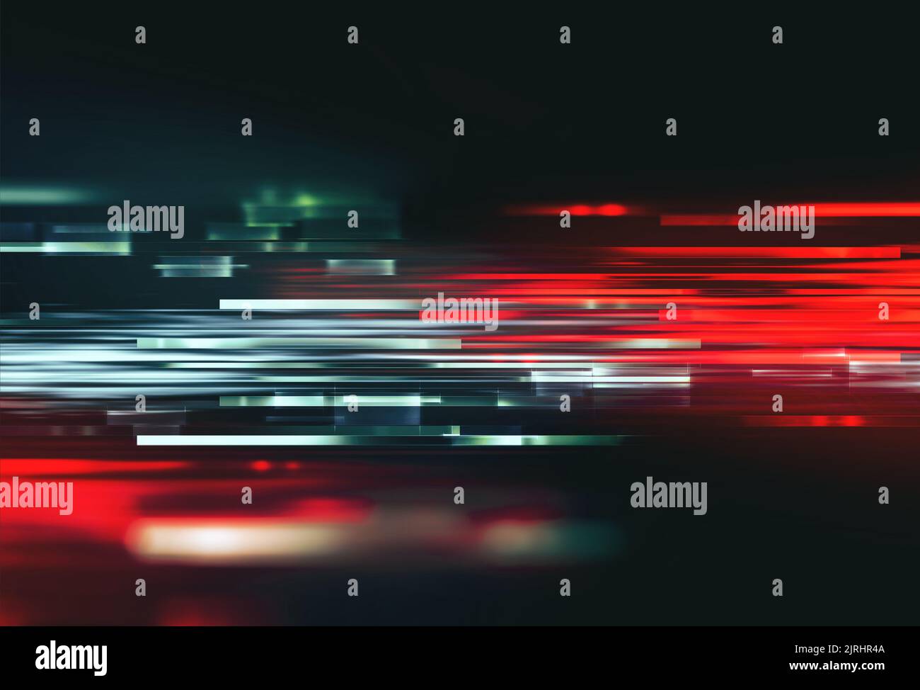 Infografica futuristica astratta con Visual data Complexity , rappresenta il concetto di Big data, programmazione di base dei nodi Foto Stock