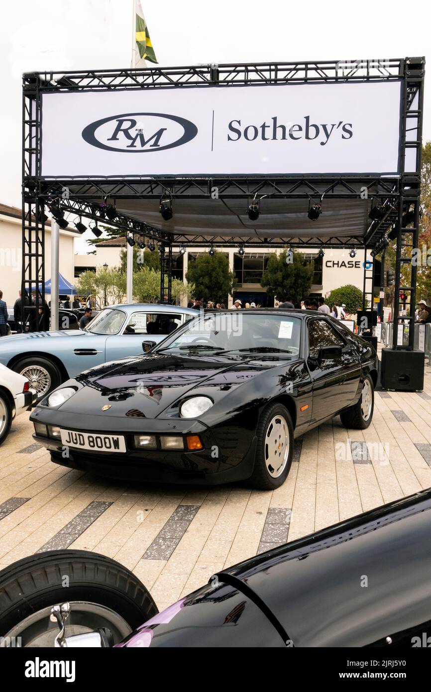 L'asta del RM Sotheby a Monterey California Car Week le aste classiche dell'automobile dei collettori. Foto Stock