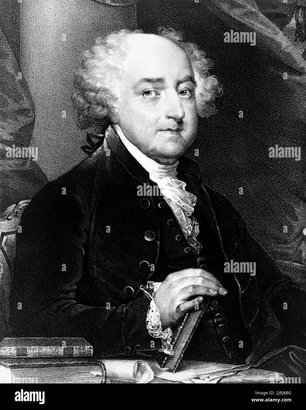 John Adams, secondo presidente degli Stati Uniti Foto Stock