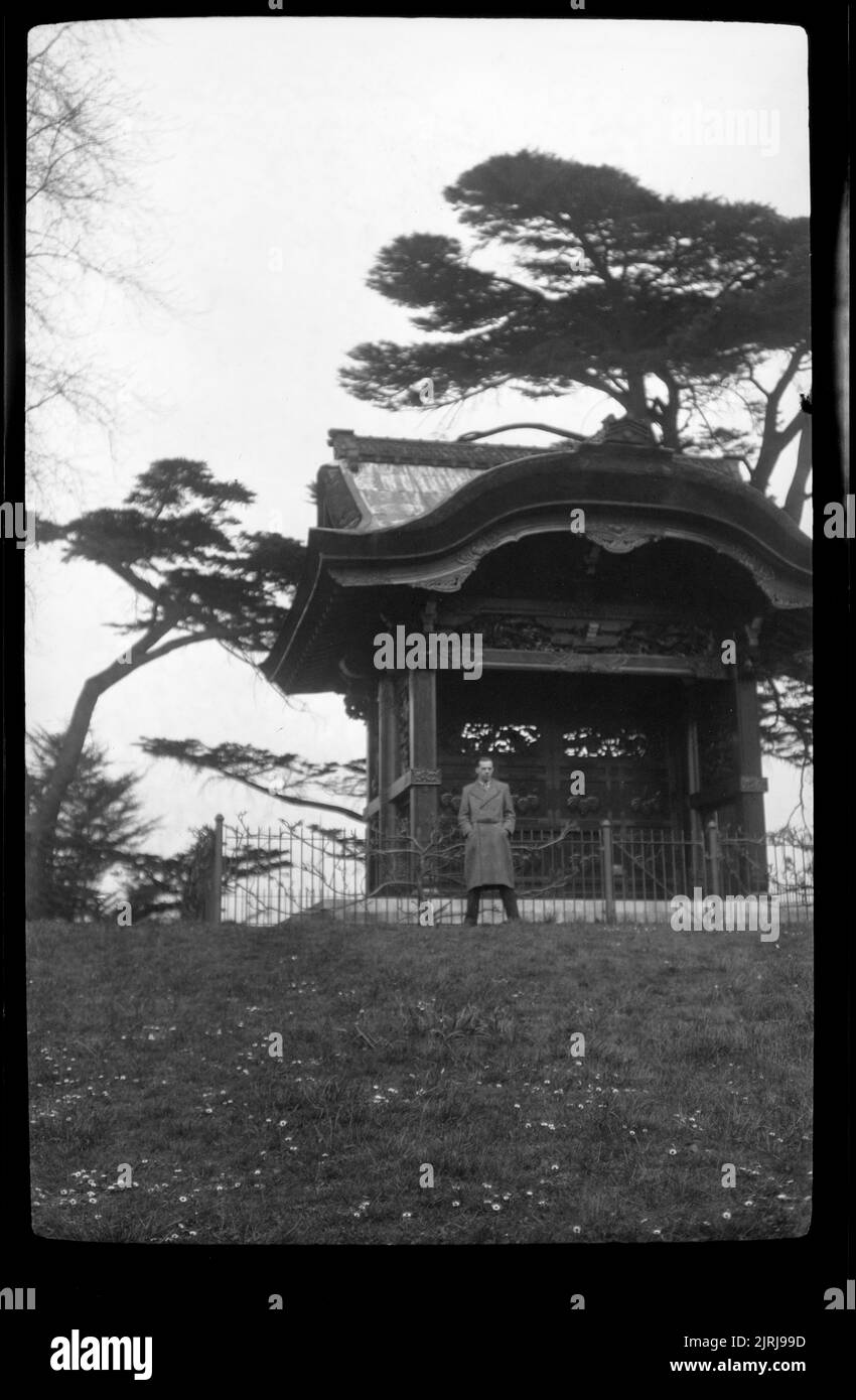 Honor Oak Park, Londra, 1930s, Inghilterra, di Eric Lee-Johnson. Foto Stock