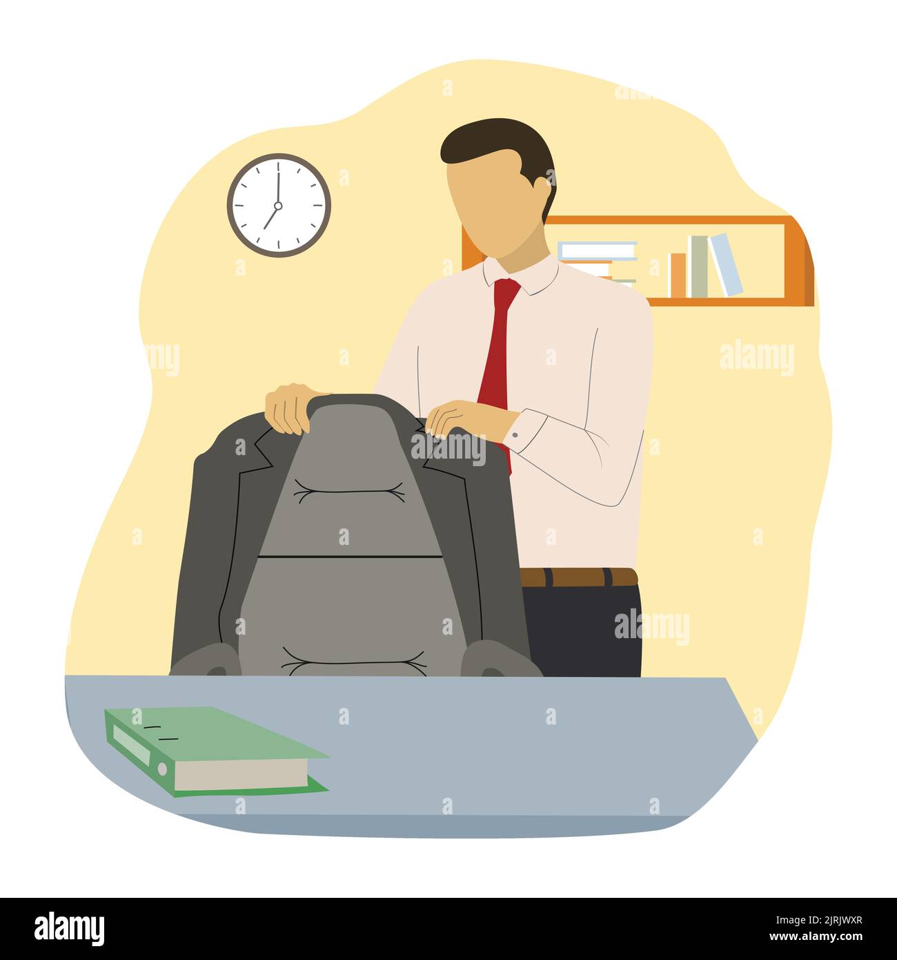 uomo d'affari persone attività illustrazione vettore Illustrazione Vettoriale