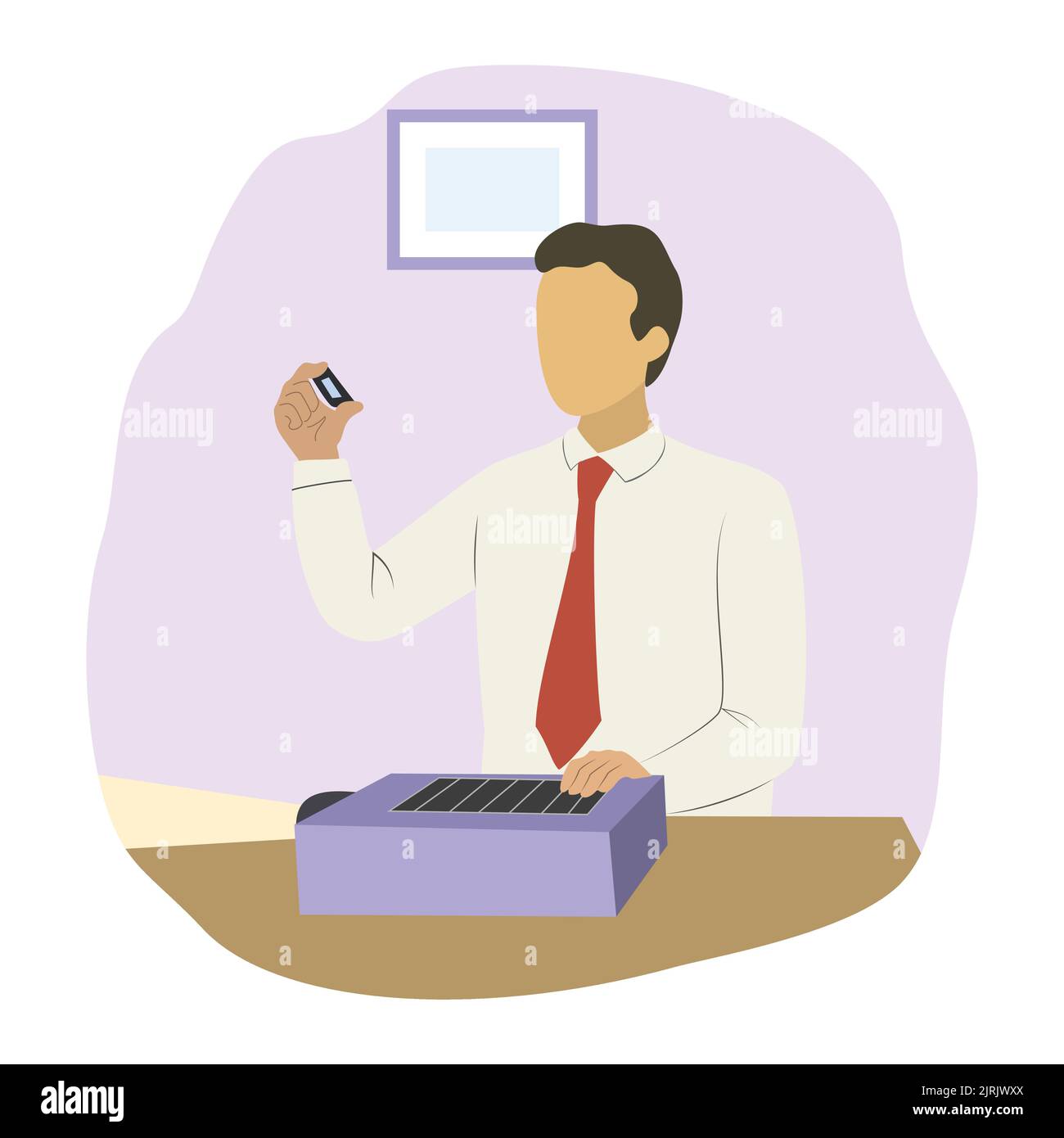 uomo d'affari persone attività illustrazione vettore Illustrazione Vettoriale