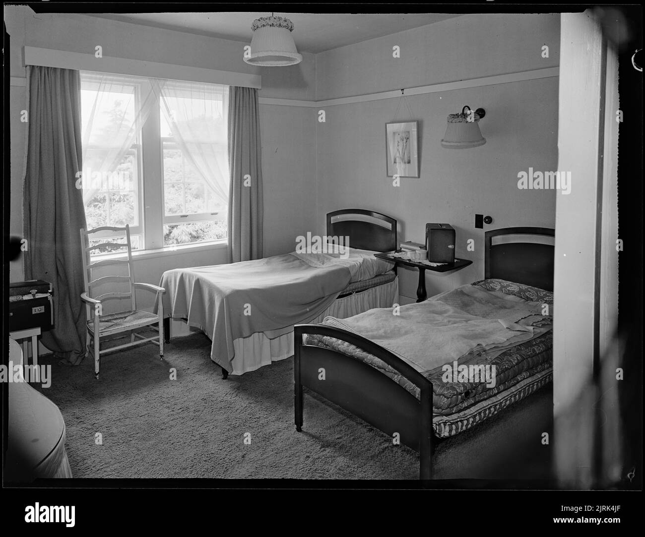 Sig.ra Blakely's House, Golf Road, gennaio 1953, Nuova Zelanda, dal sig. J.W. Chapman-Taylor. Foto Stock