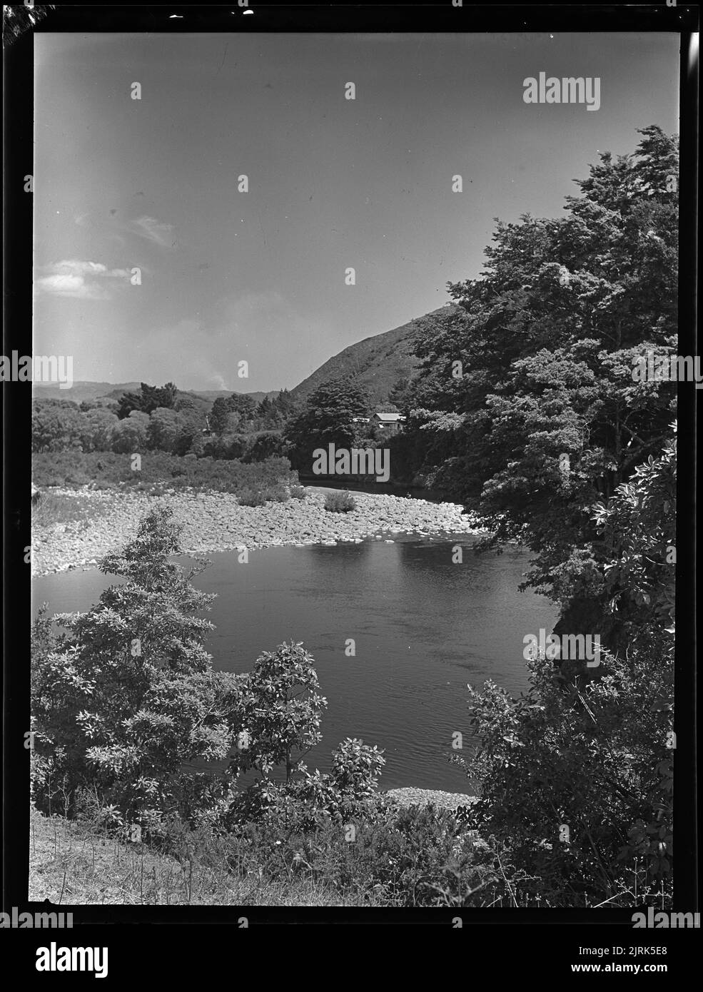 Piscina estiva, Hutt Valley, 1940s, North Island, di J.W. Chapman-Taylor. Foto Stock