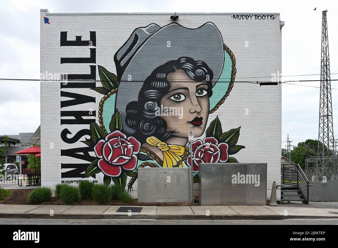 WandgemŠlde; Nashville, Tennessee, Vereinigte Staaten von Amerika Foto Stock