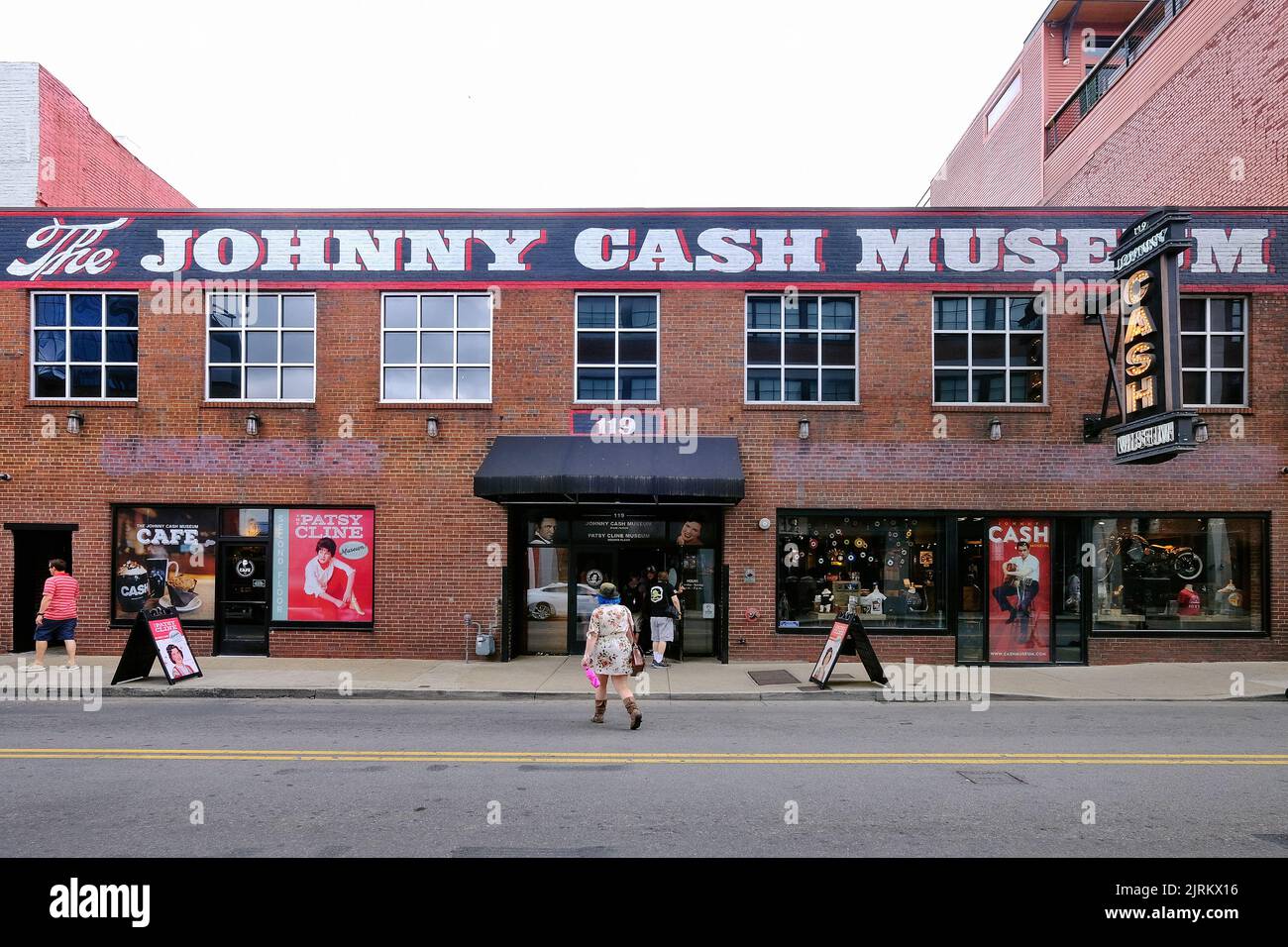 Johnny Cash Museum; Nashville, Tennessee, Vereinigte Staaten von Amerika Foto Stock