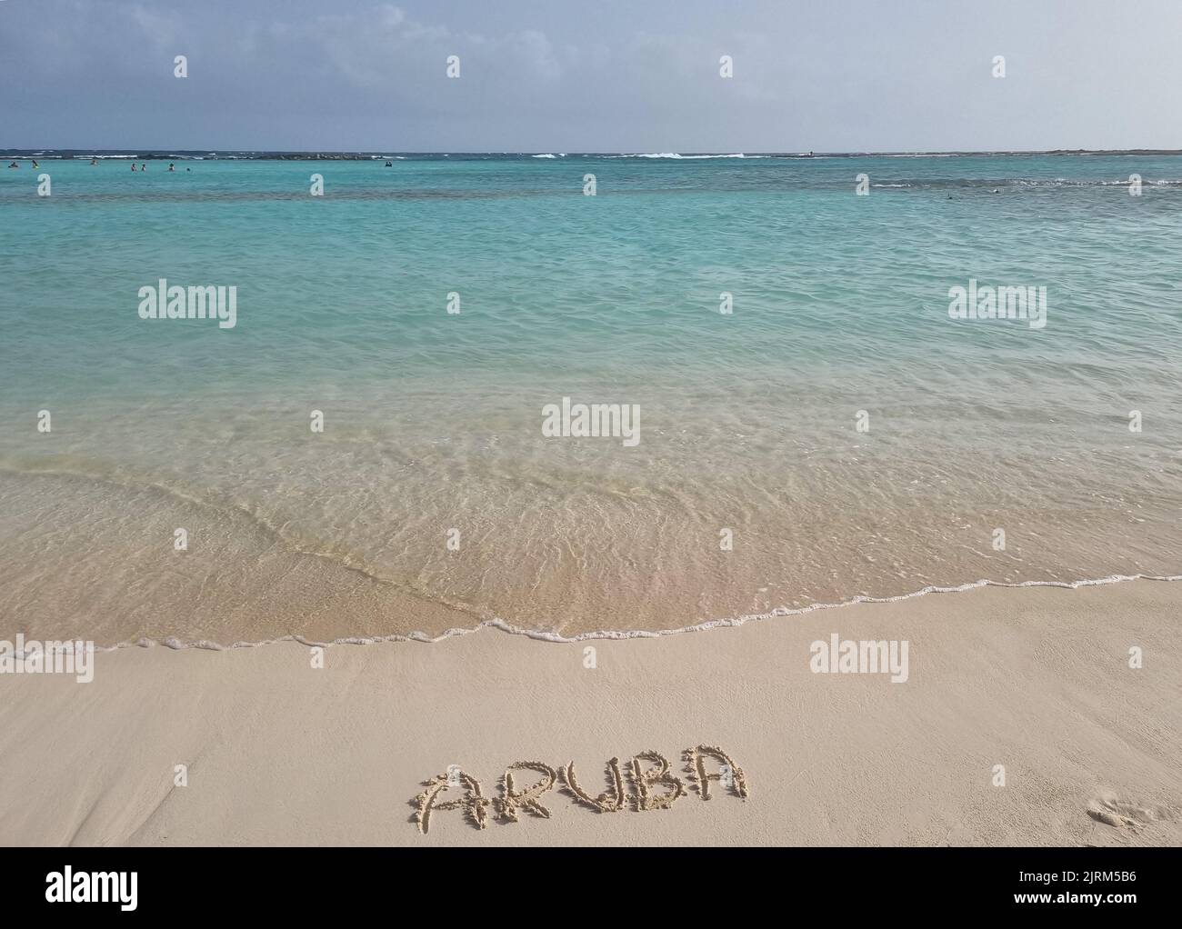Paesaggi incredibili di Aruba vedute dell'isola di Aruba Foto Stock