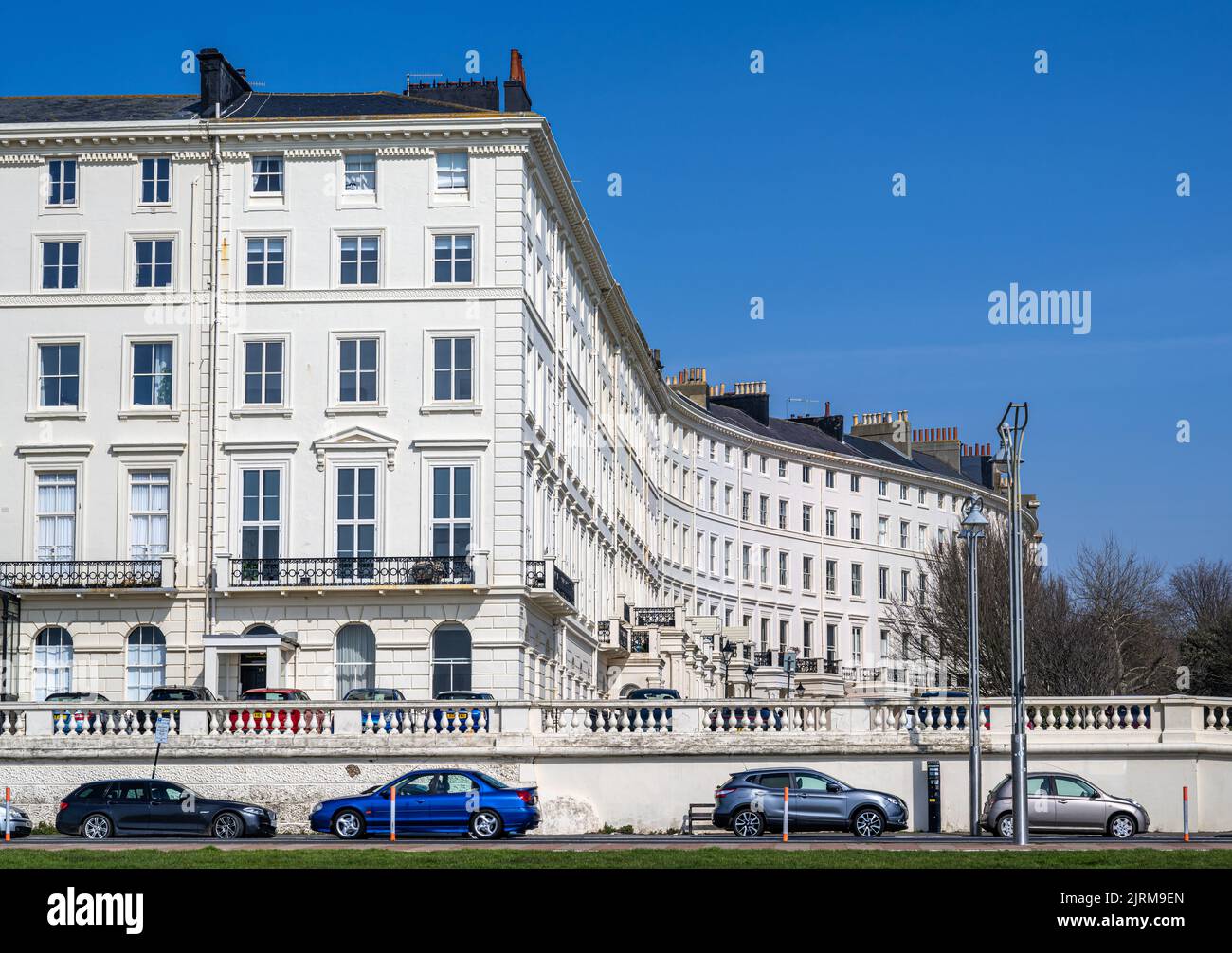 Architettura georgiana di Brighton Foto Stock