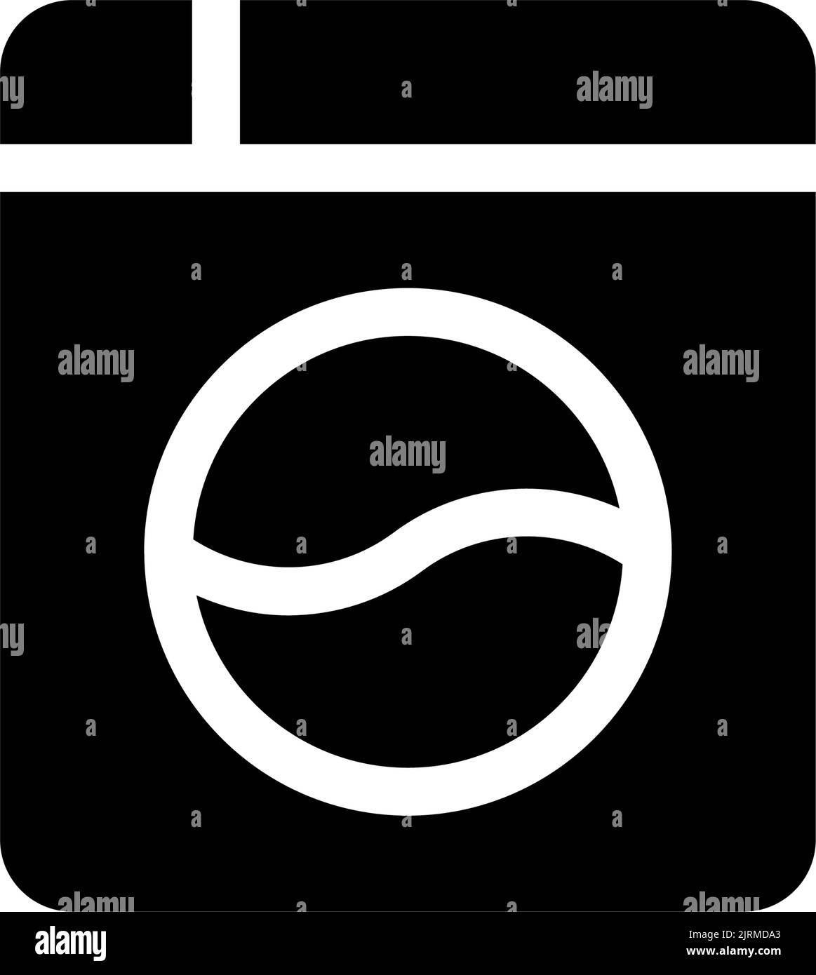 Icona dell'interfaccia utente glyph nera della fotocamera istantanea Illustrazione Vettoriale
