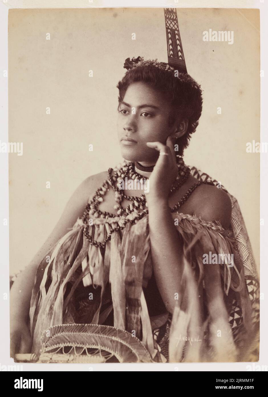 Thinking Woman, 1890-1910, di Thomas Andrew. Foto Stock