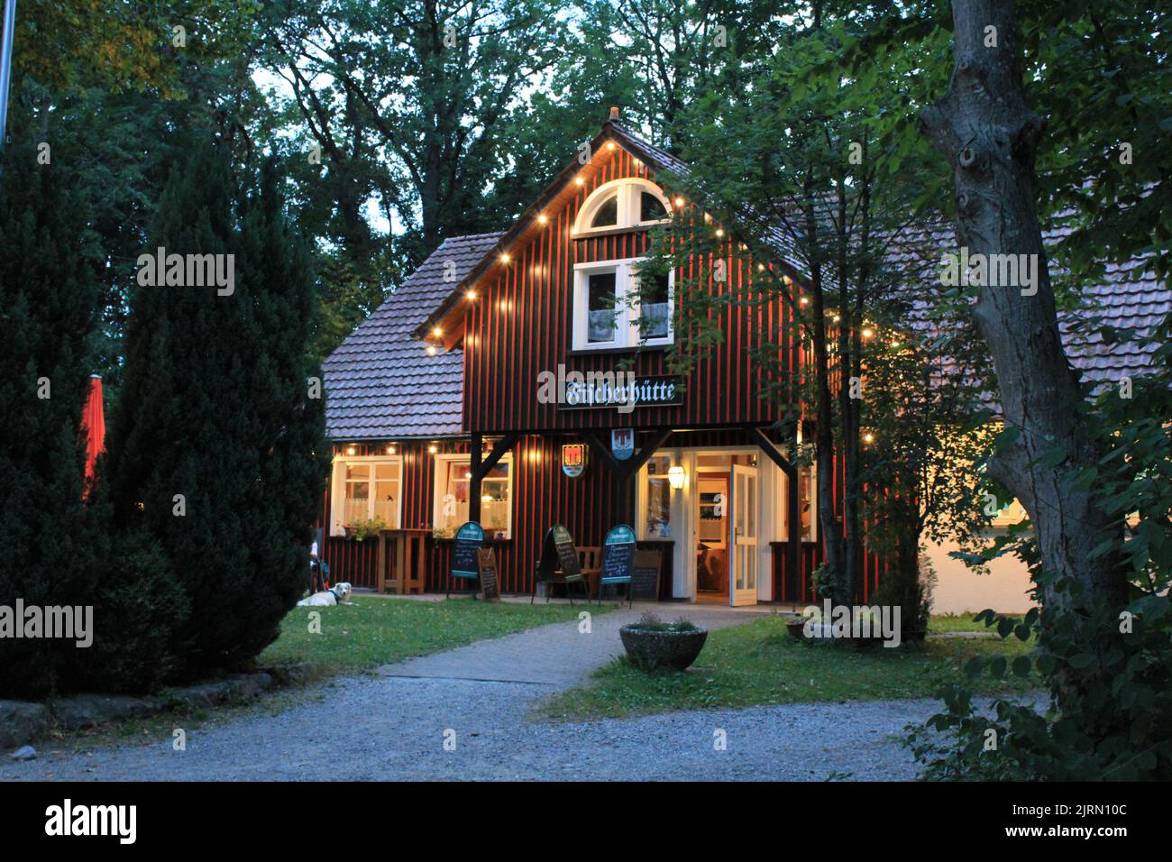 Fischerhütte Kressbronn Foto Stock