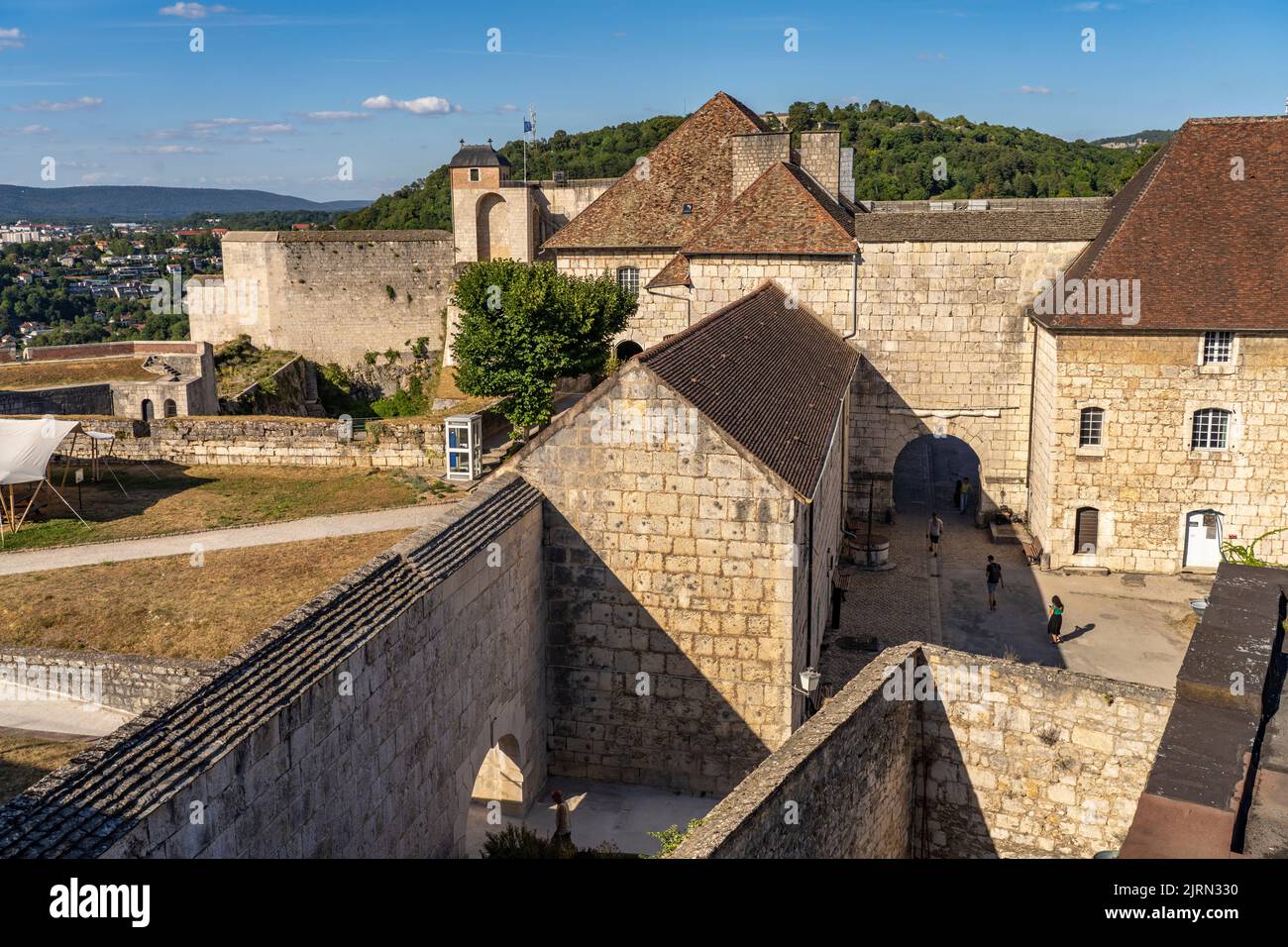 Unesco Welterbe Zitadelle von Besancon, Bourgogne-Franche-Comté, Frankreich, Europa | Patrimonio mondiale Cittadella di Besancon, Bourgogne-Franche-Comté, F Foto Stock
