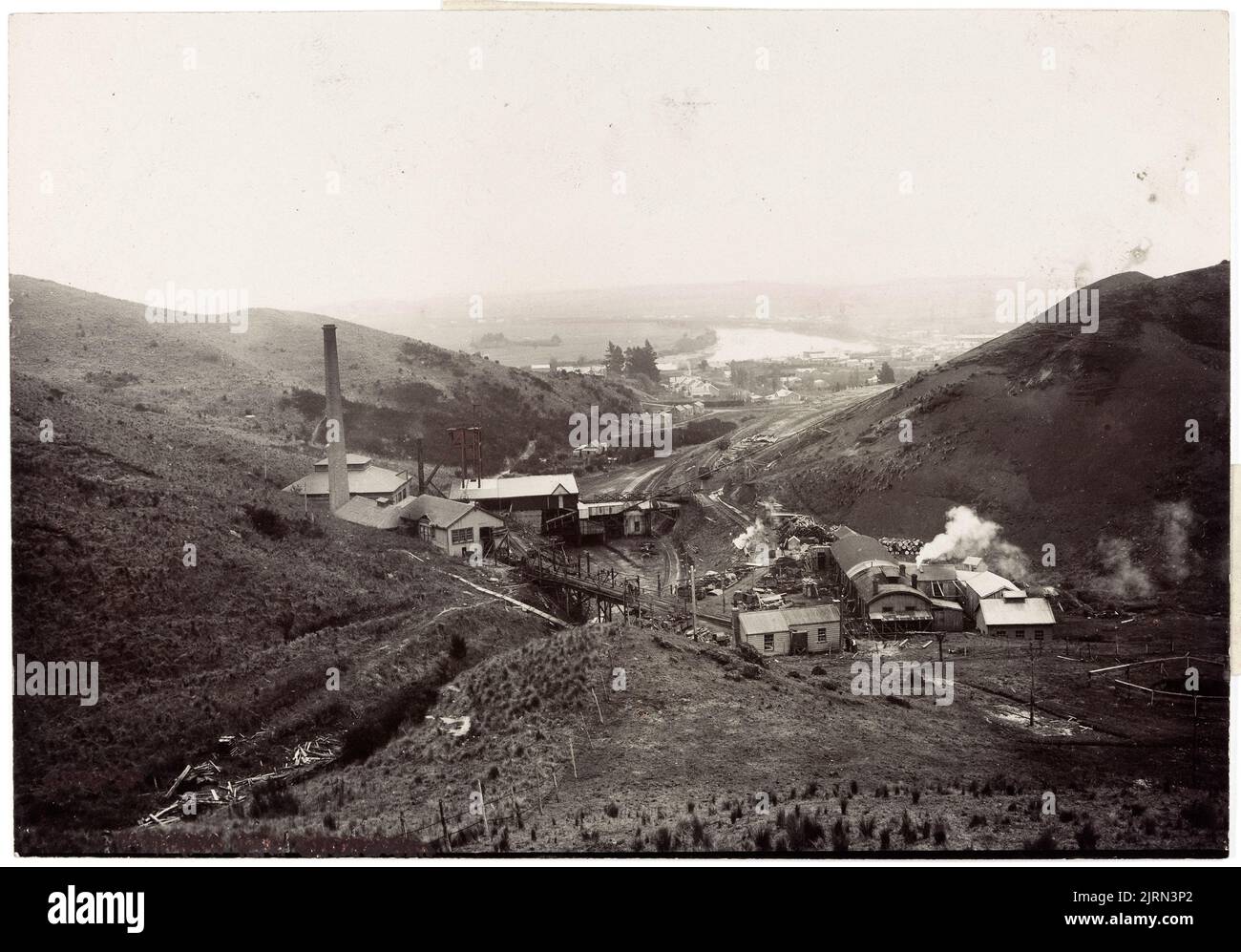 Kaitangata, 1900-1910s, Kaitangata, di Muir & Moodie. Foto Stock