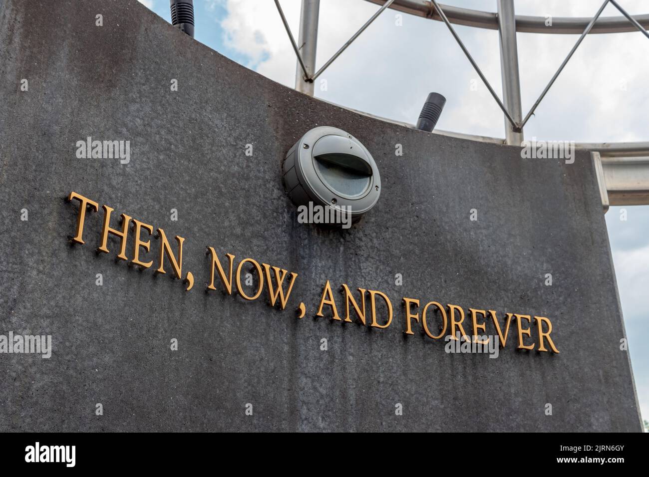 STILLWATER, Minnesota, USA - 24 AGOSTO 2022: Stillwater Minnesota Veterans Memorial. Foto Stock