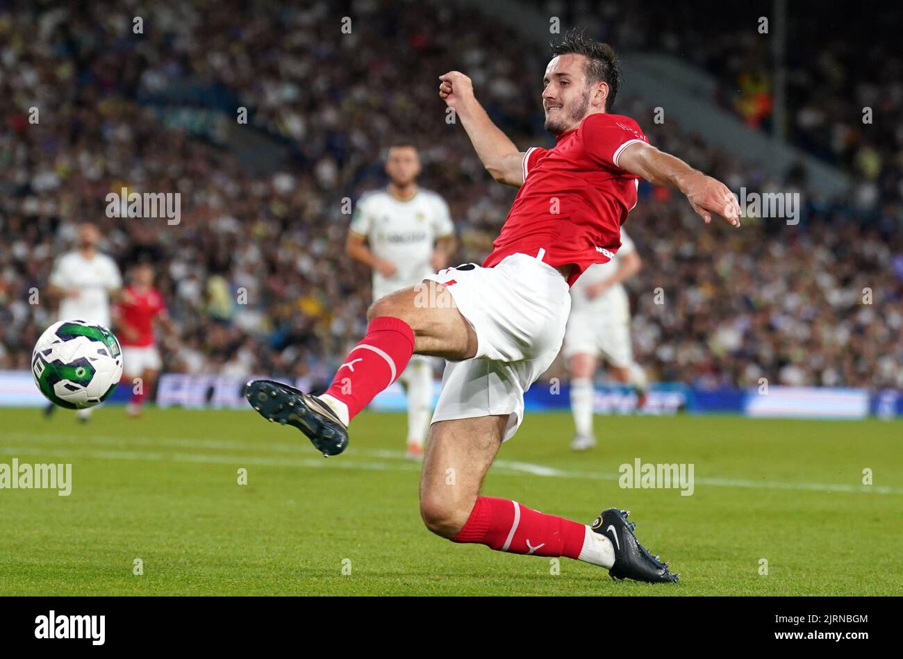 Barnsley's Liam Kitching durante la seconda partita della Carabao Cup a Elland Road, Leeds. Data immagine: Mercoledì 24th agosto, 2022. Foto Stock
