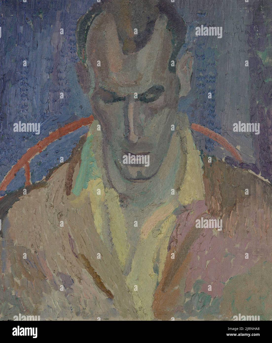 Ritratto di Arthur Lett-Haines, 1920, Newlyn, di Frances Hodgkins. Foto Stock