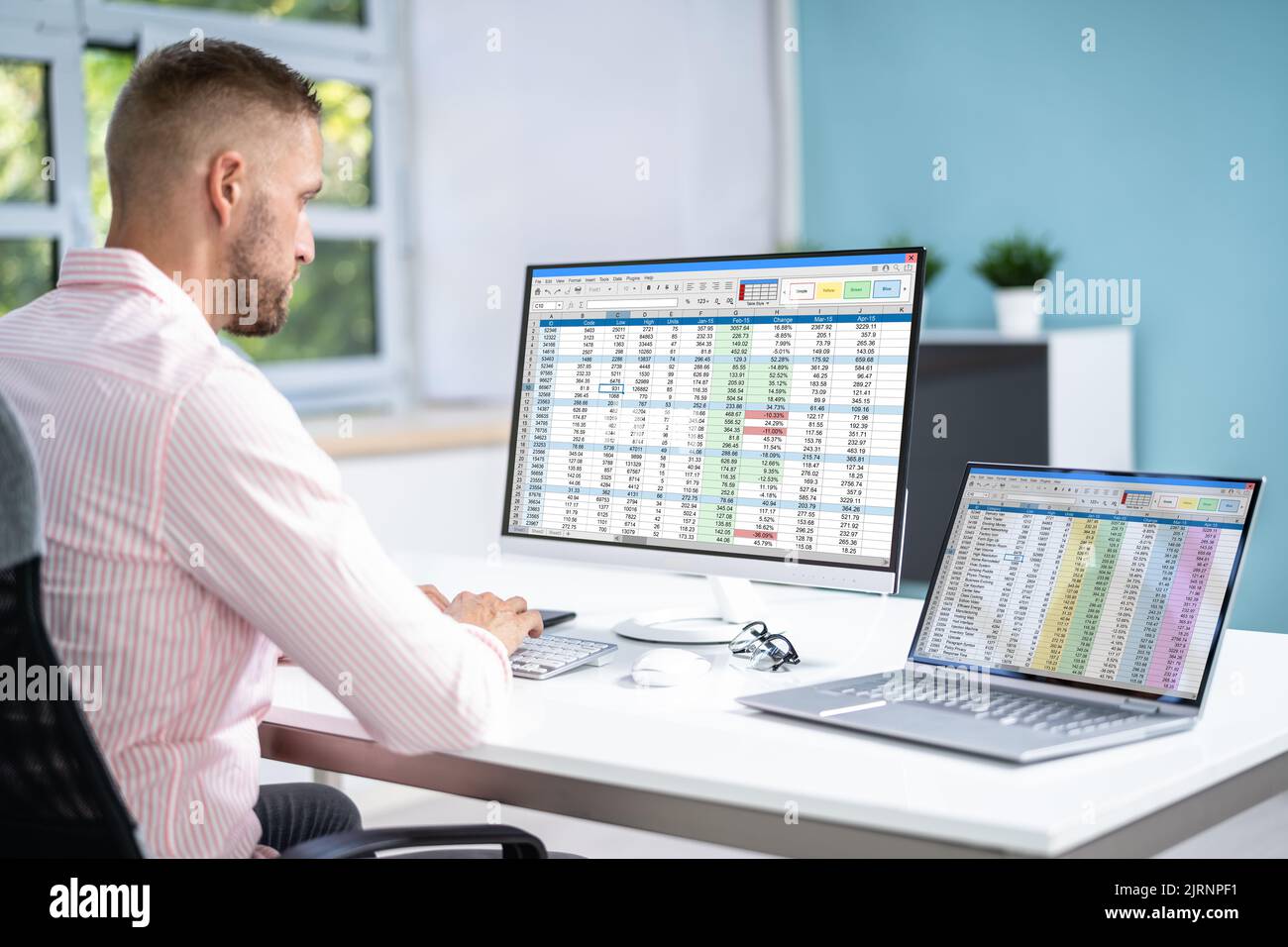 Fogli di calcolo per codici di fatturazione e codici di fatturazione medici Foto Stock