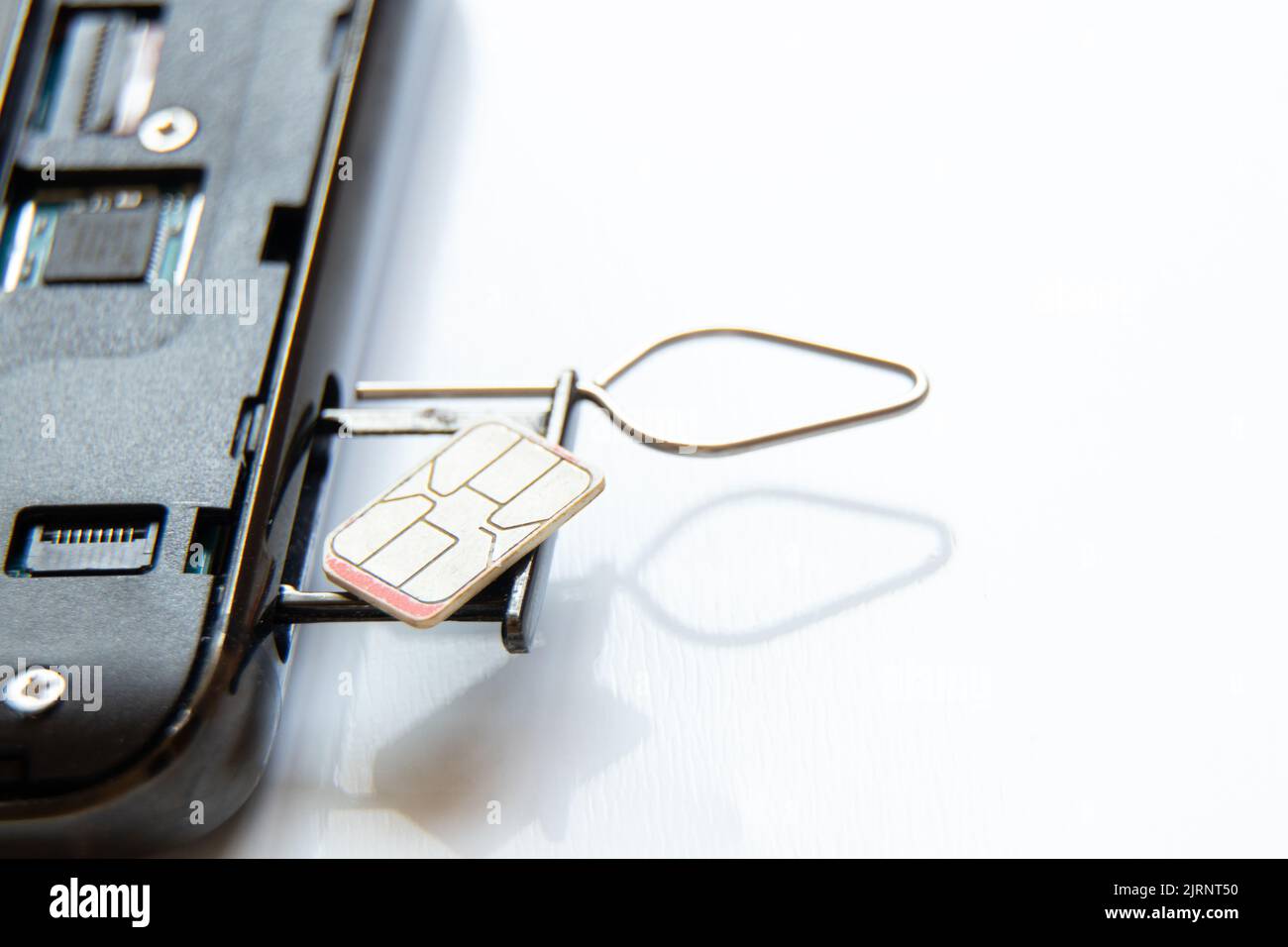 Smontaggio telefono cellulare, riparazione e manutenzione telefono, assistenza Foto Stock