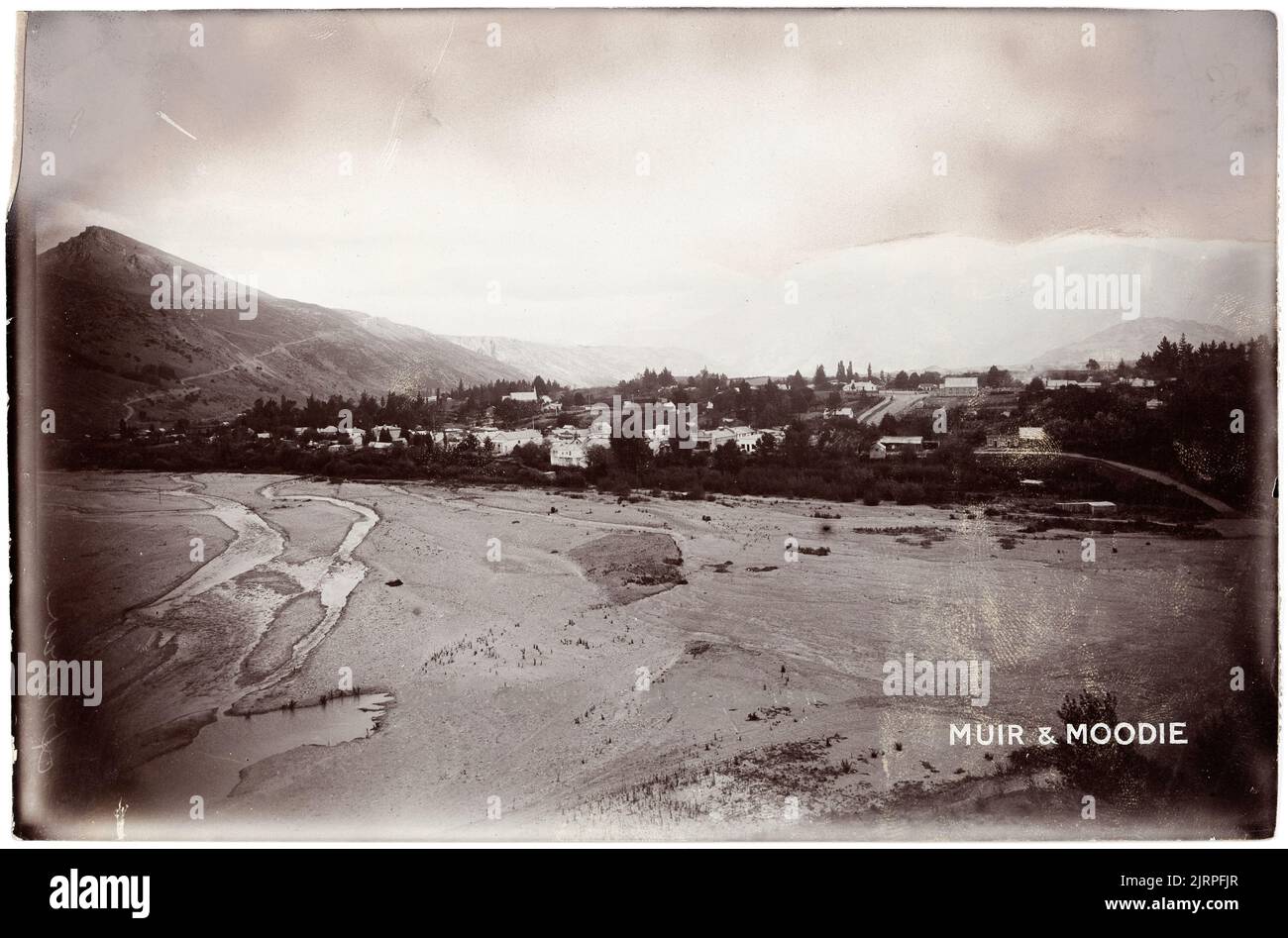 Vista generale della freccia, 18 maggio 1911, Otago, di Muir & Moodie. Foto Stock