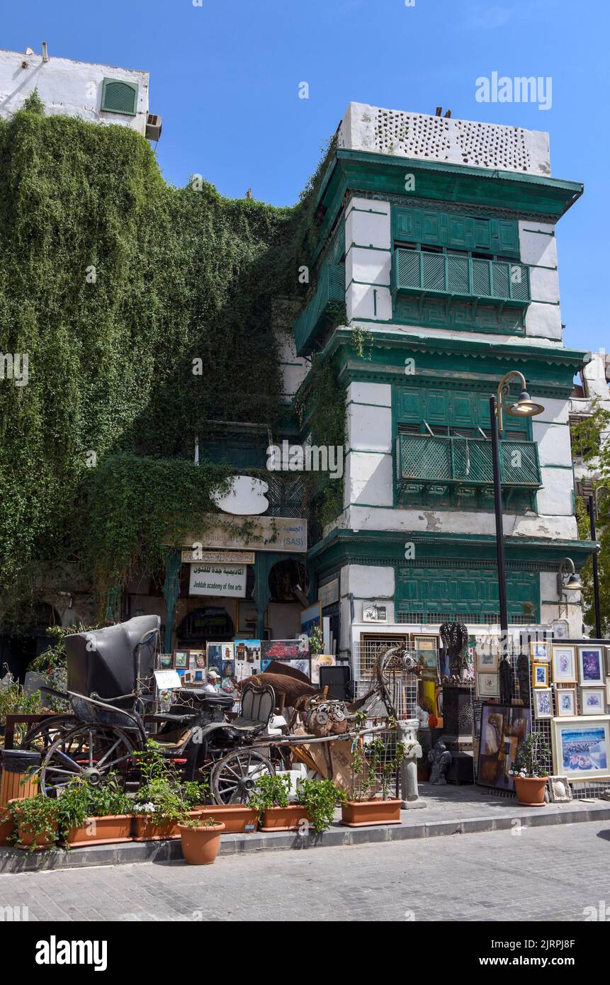 Accademia di belle arti al Balad Jeddah Arabia Saudita Foto Stock