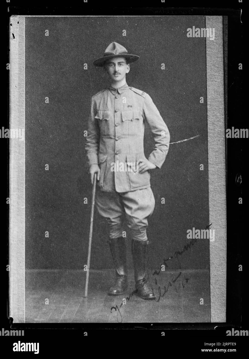 Ritratto di un soldato, circa 1915, costruttore sconosciuto. Foto Stock
