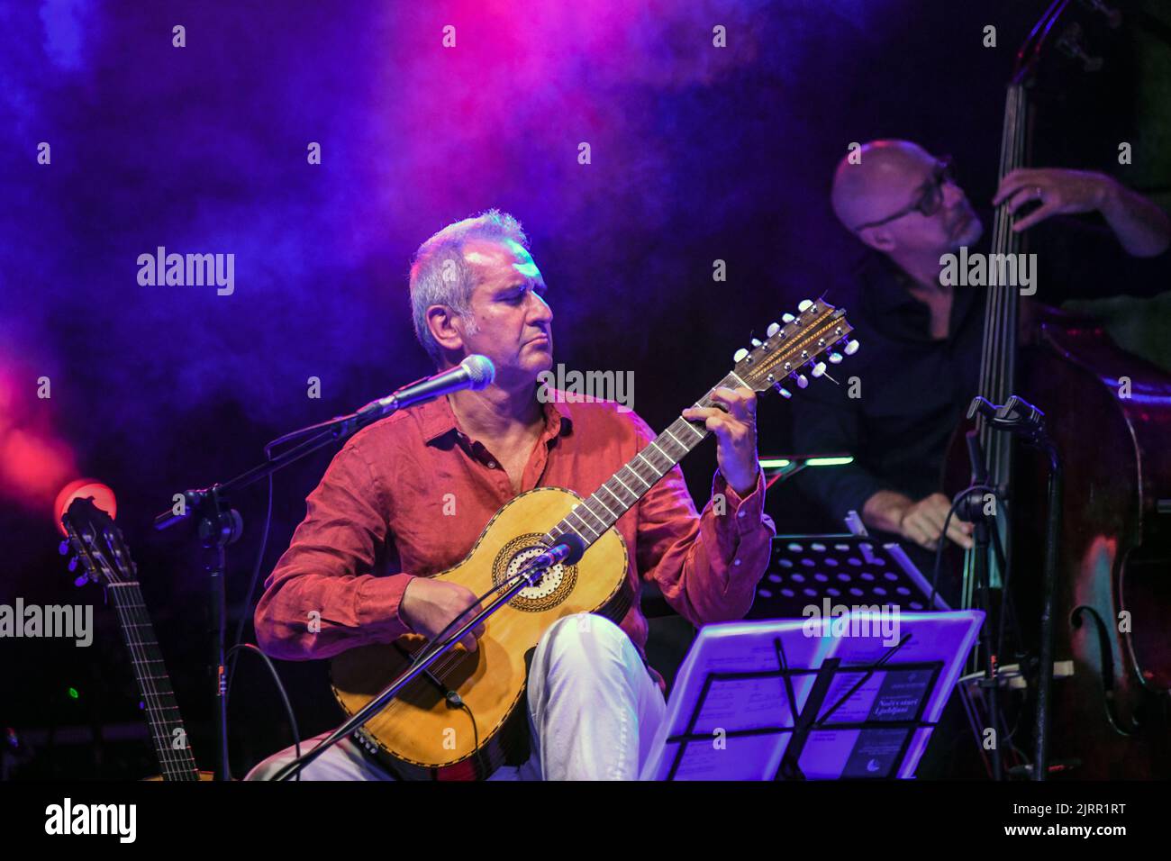 Quartetto di Ecanes: Notti nel centro storico di Lubiana: 34th° Festival Internazionale Foto Stock