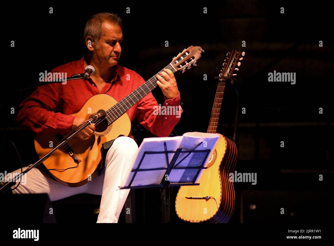 Quartetto di Ecanes: Notti nel centro storico di Lubiana: 34th° Festival Internazionale Foto Stock