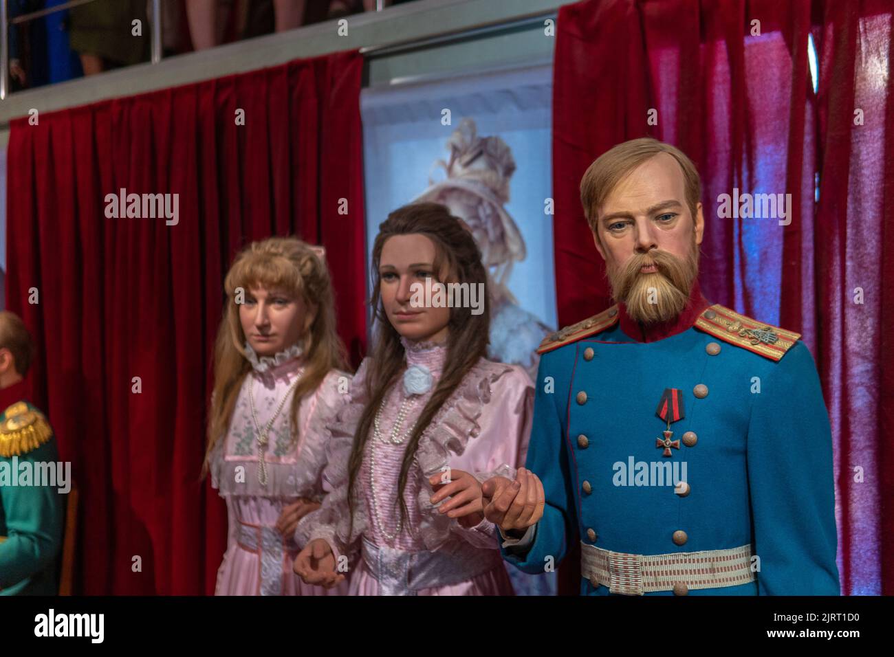 RUSSIA, PIETROBURGO - 19 AGOSTO 2022: Famiglia Nikolay ufficiale re pietro russia dinastia san paolo, per i bello in mostra vecchia e prigione, russo Foto Stock