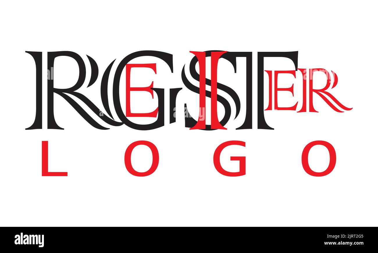 Set di etichette di registrazione isolato su sfondo bianco. Registrati ora Speech Bubble Collection. Icona di registrazione, adesivo, logo, badge, design del banner temp Illustrazione Vettoriale