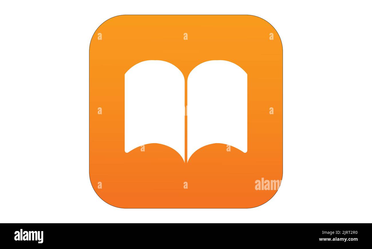 Illustrazione vettoriale delle icone del libro delle applicazioni IOS. Illustrazione Vettoriale