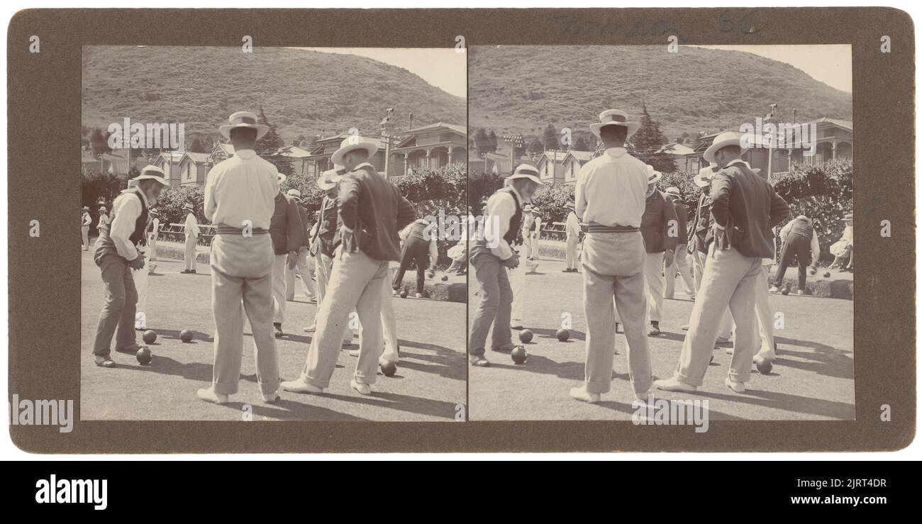 Thorndon Bowling Club, circa 1906, Thorndon, costruttore sconosciuto. Foto Stock