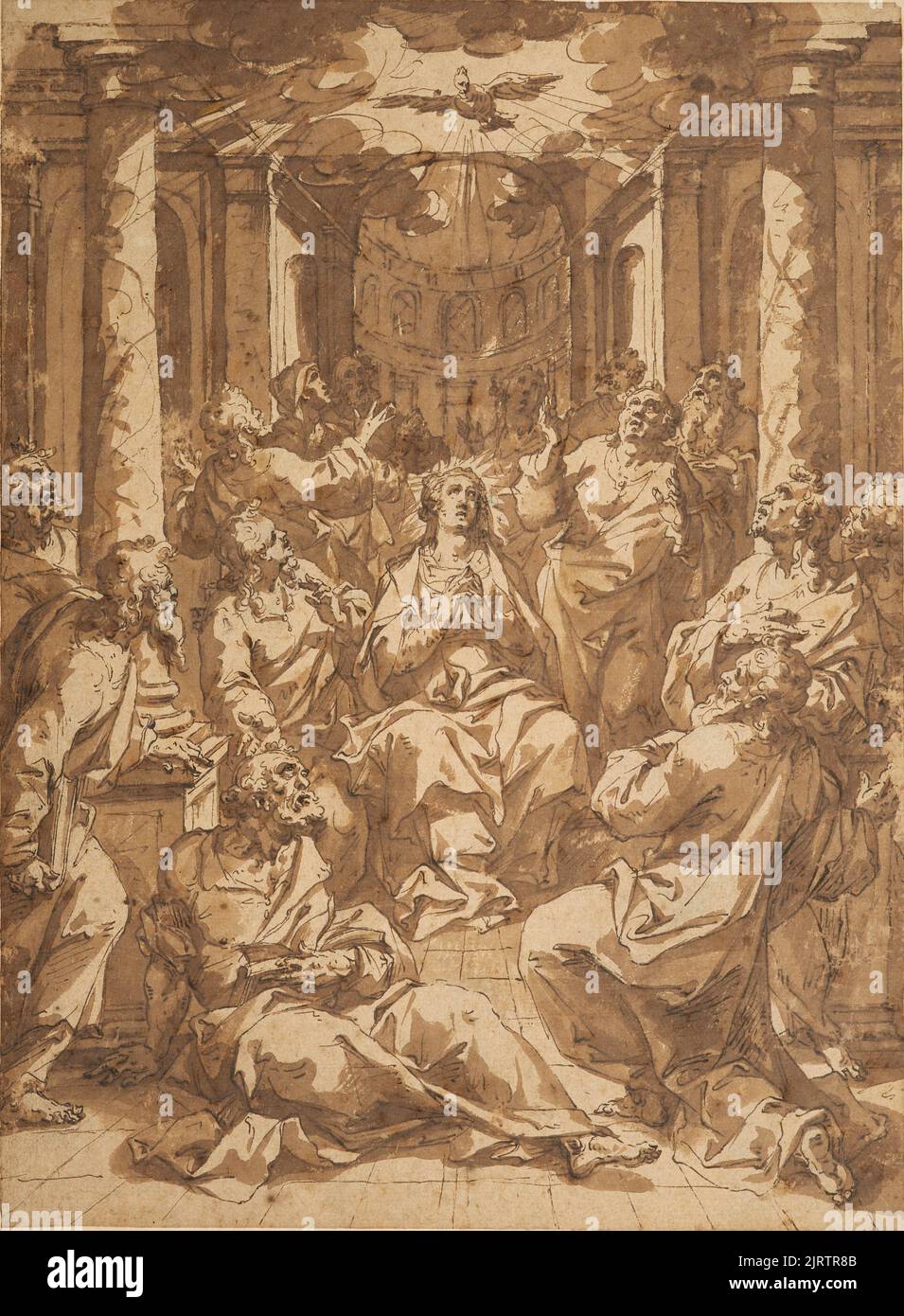 Pentecoste, 1588-91, di Marten de Vos. Foto Stock