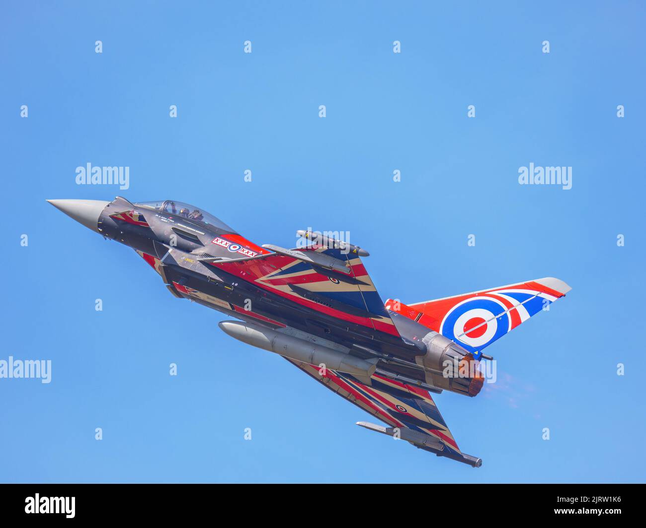 RAF Typhoon al Royal International Air Tattoo 2022 Foto Stock
