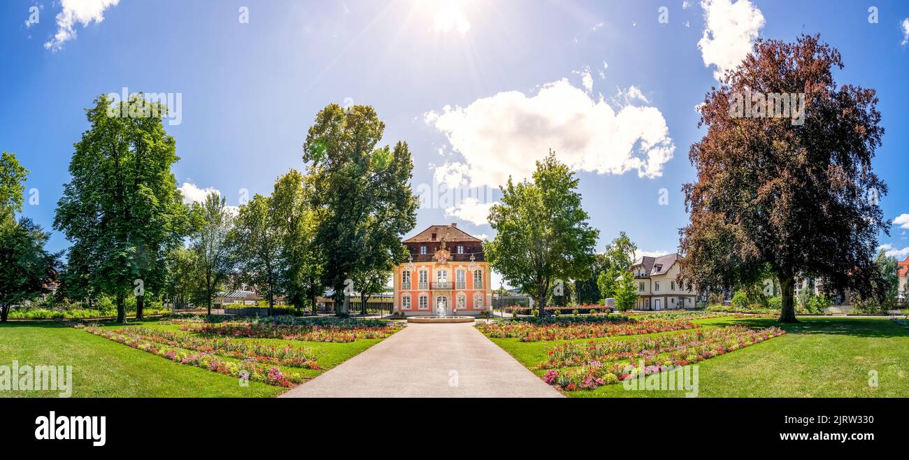 Giardino cittadino di Schwaebisch Gmuend, Baden-Wuerttemberg, Germania Foto Stock