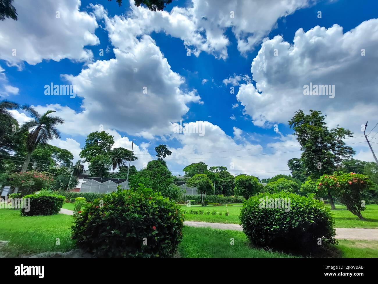 bellezza di curzon sala dell'università di dhaka in bangladesh Foto Stock