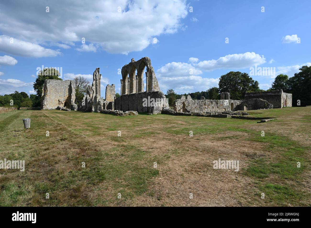 Bayham Old Abbey a Lamberhurst nel kent. Foto Stock