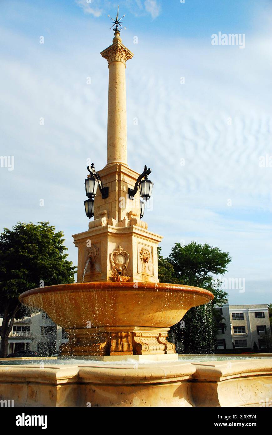 DeSoto Plaza, Coral Gables Foto Stock