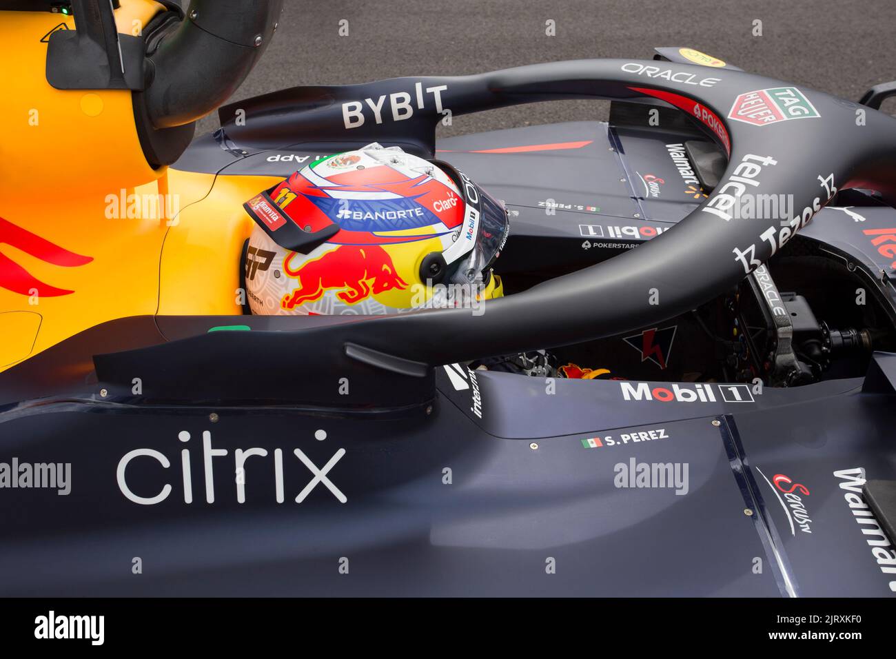Mogyorod, Ungheria. Luglio 31th 2022. Formula 1 Gran Premio d'Ungheria a Hungaroring, Ungheria. Nella foto: Sergio Perez (MEX) della Red Bull Racing Foto Stock