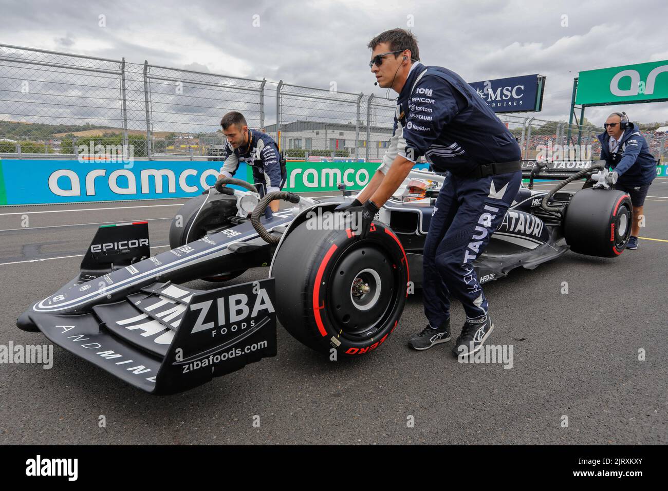 Mogyorod, Ungheria. Luglio 31th 2022. Formula 1 Gran Premio d'Ungheria a Hungaroring, Ungheria. Nella foto: Yuki Tsunoda (JPN) di AlphaTauri Foto Stock