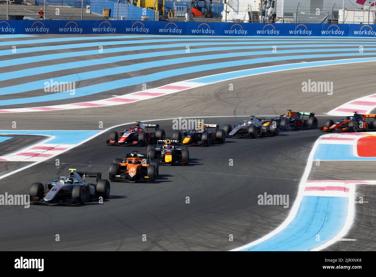 Corso F2 GP FRANCIA 2022, le Castellet, FRANCIA, 24/07/2022 Florent 'MrCrash' B. Foto Stock