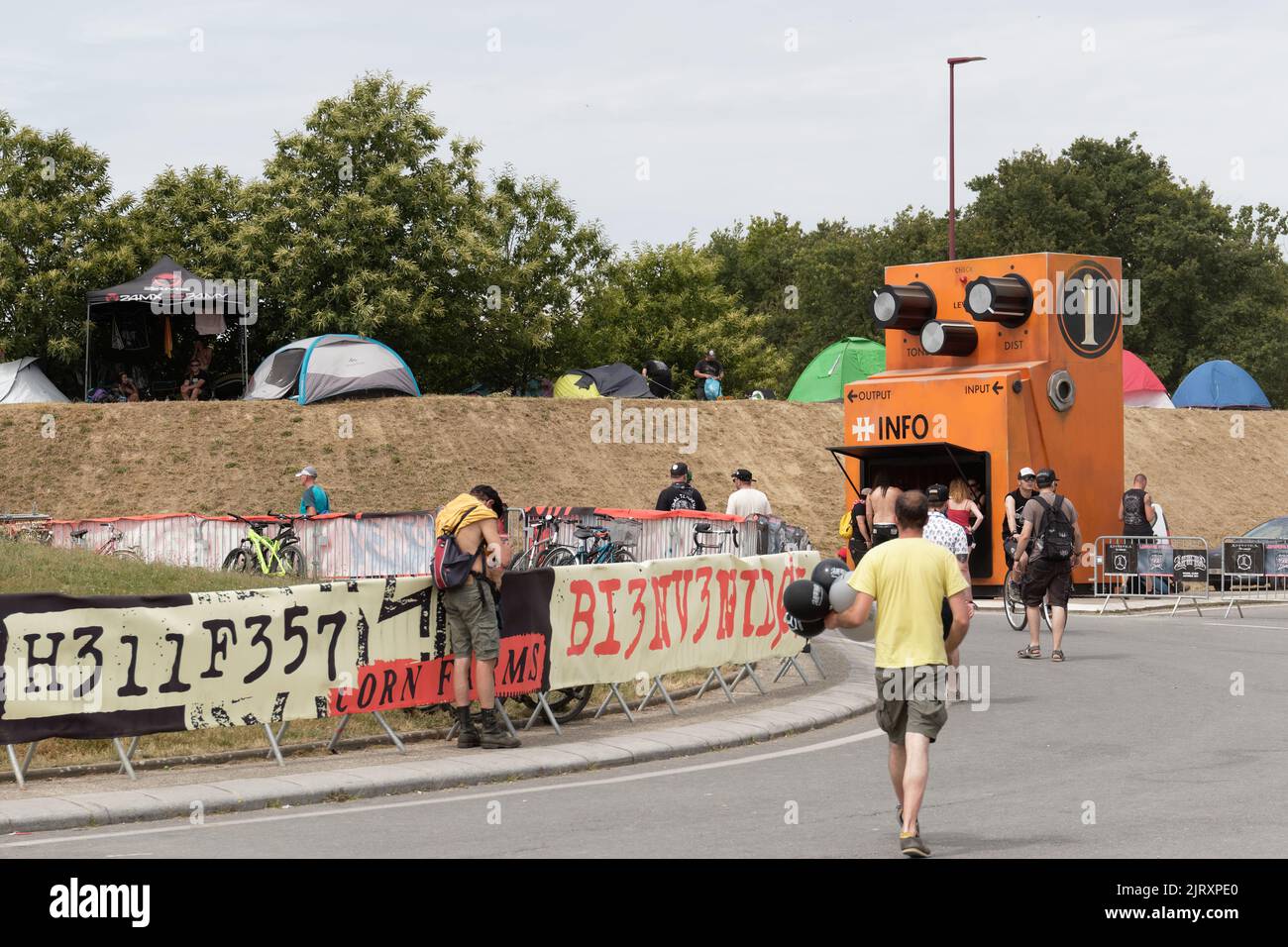 Ambiance HELLFEST, Clisson, France, 23/06/2019 Florent 'MrCrash' B. Foto Stock