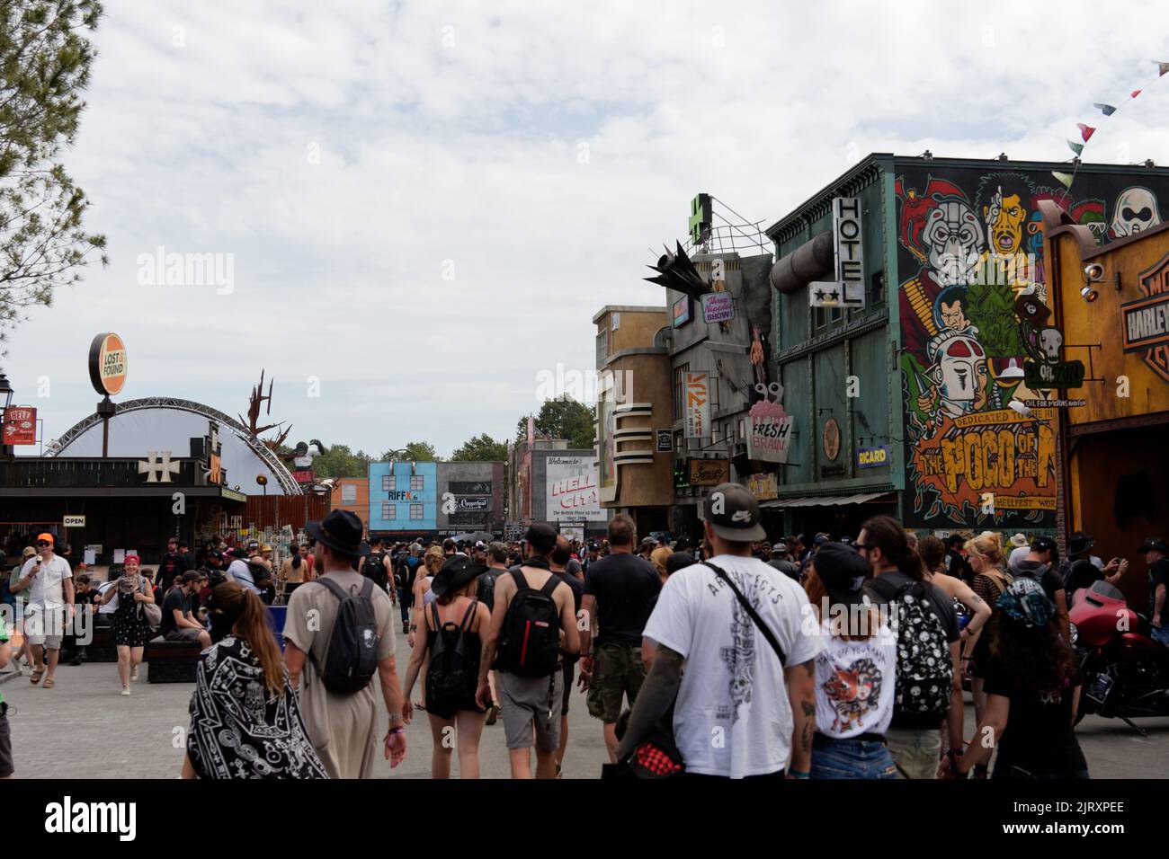 Ambiance HELLFEST, Clisson, FRANCE, 20/06/2019 Florent 'MrCrash' B. Foto Stock