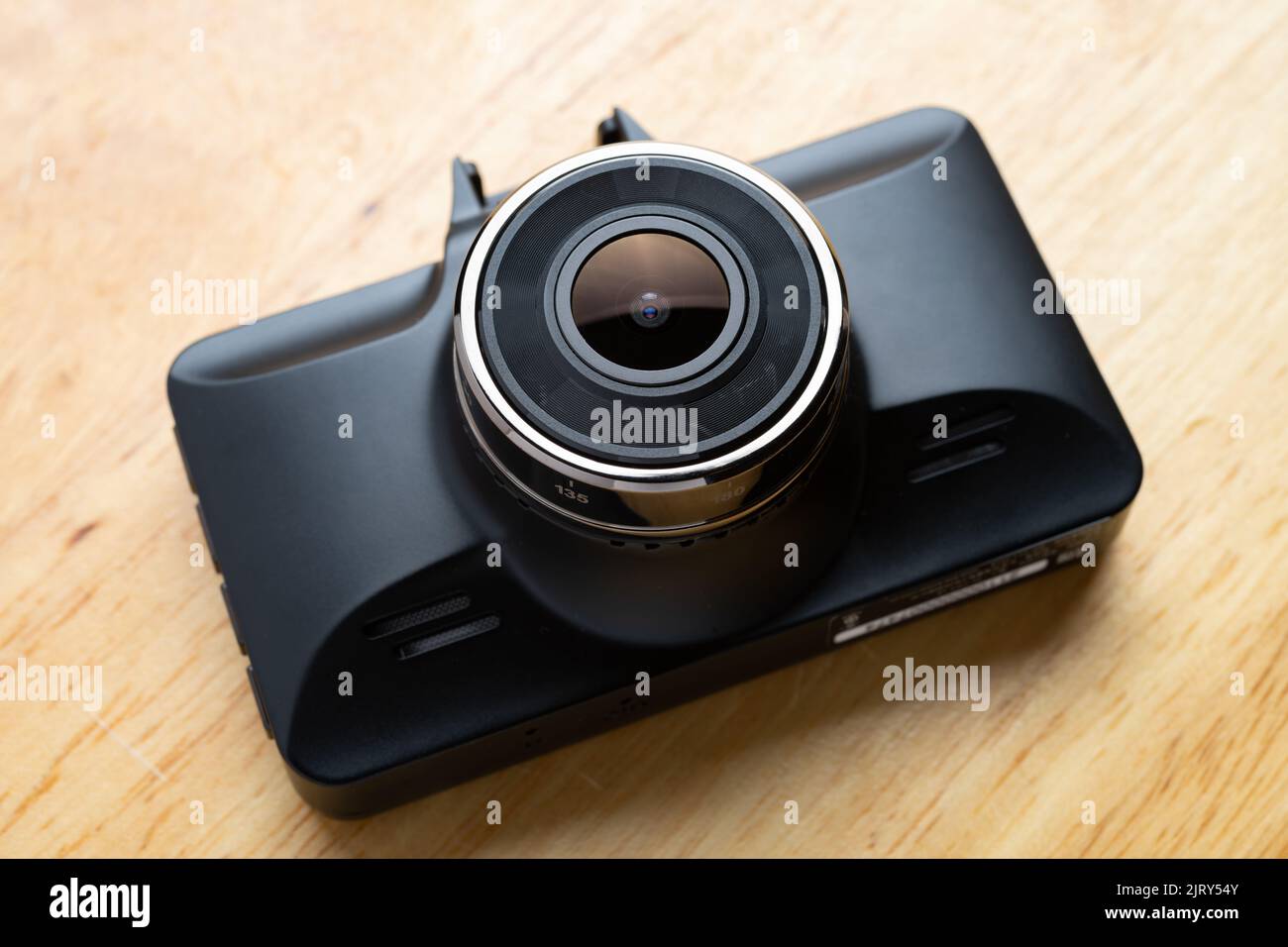 registratore di guida su uno sfondo di legno Foto Stock